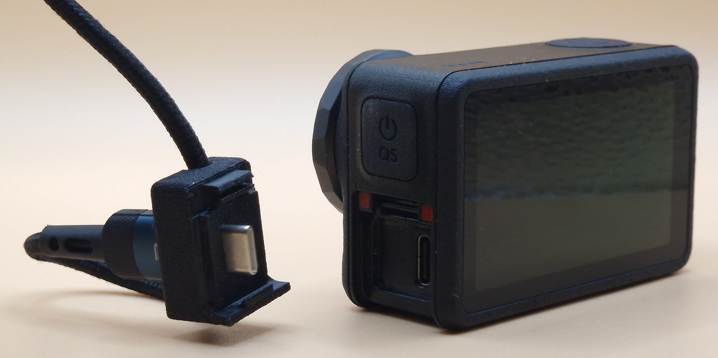 DJI Osmo Action 4 & 5 Pro – Pass-Through USB Cable Door + Port Plugs