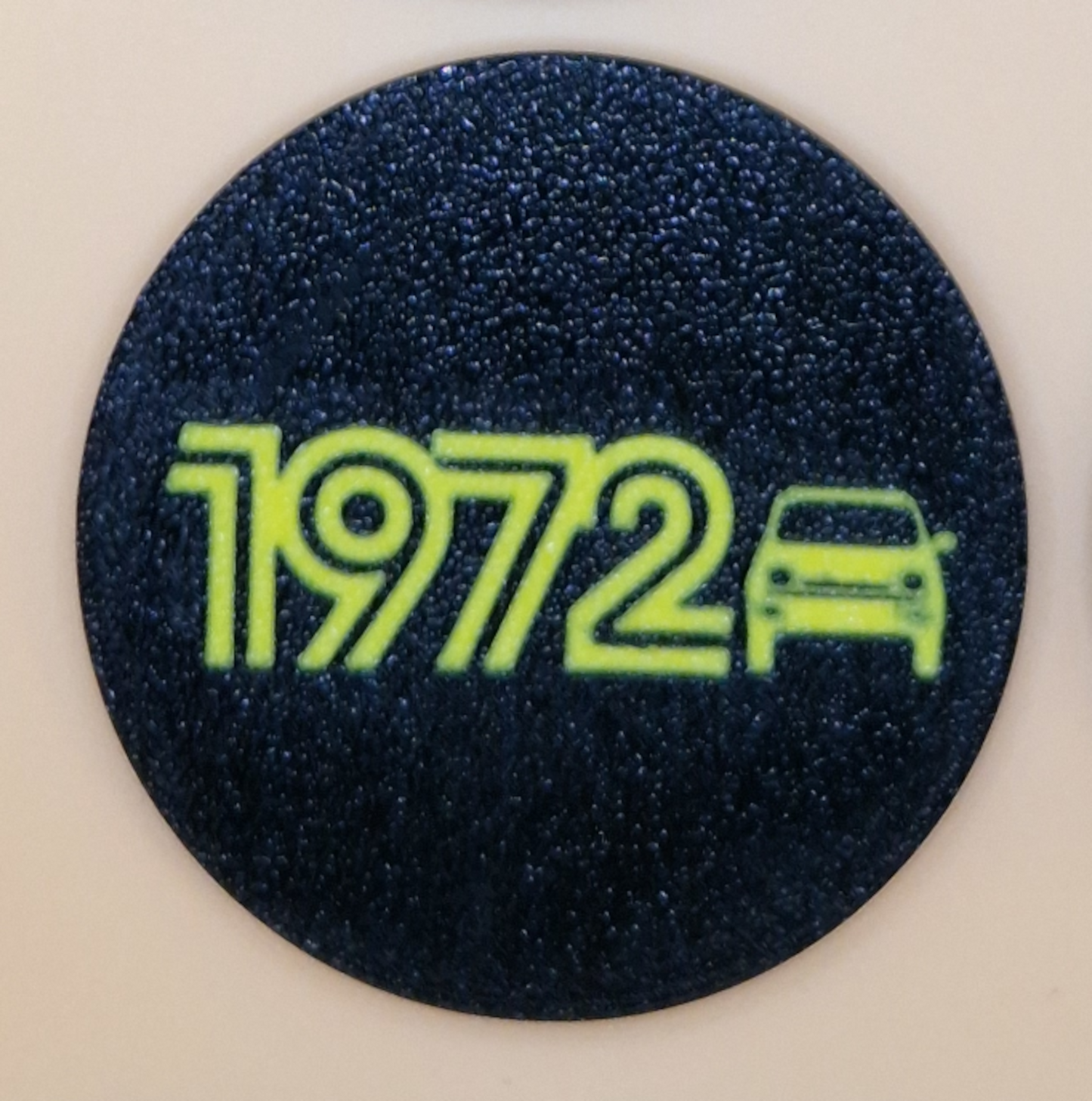 Cup Holder with Interchangeable Logos for Renault 5