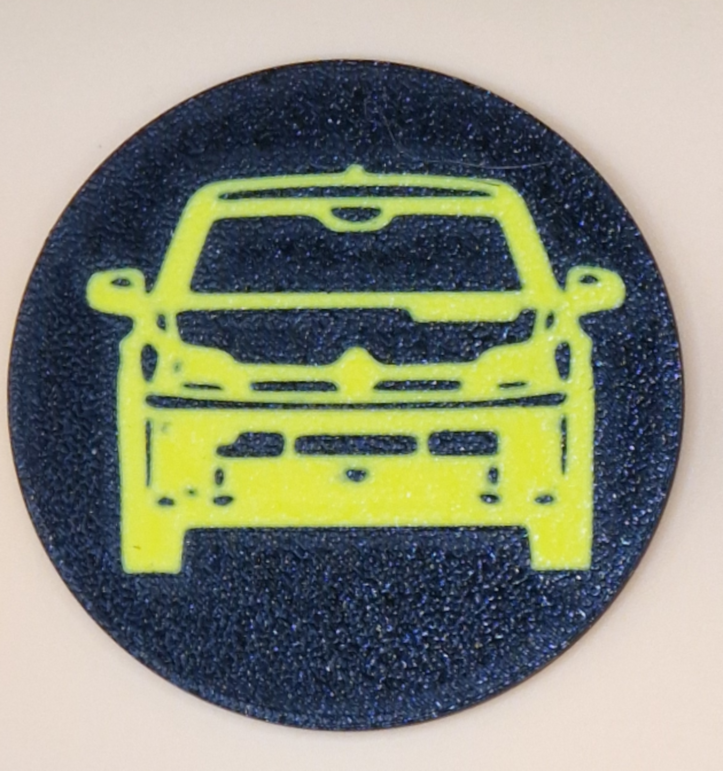 Cup Holder with Interchangeable Logos for Renault 5