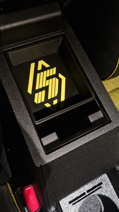 Renault center console storage